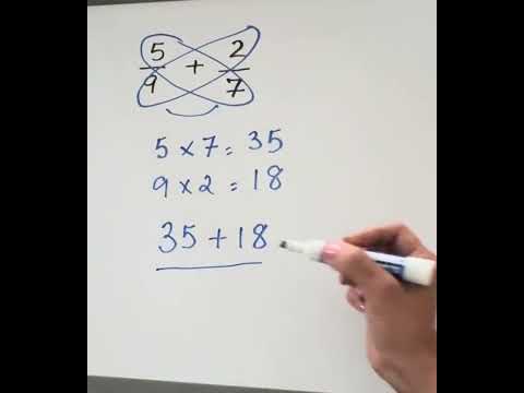 Mastering Fraction Addition! #mathmagic #summerlearning #math   #education #fractions #shorts