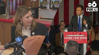 Ohio governor race takes shape with Vivek Ramaswamy and Amy Acton choosing running mates