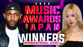 Music Awards Japan 2025 Winners (International Songs)