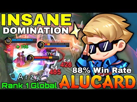 88% Win Rate Alucard Insane Domination - Top 1 Global Alucard by A r z y.  - Mobile Legends