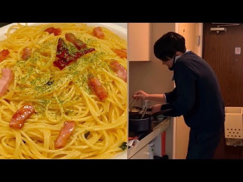 This is a video of my boss just making lunch for everyone.