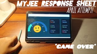 My *JEE RESPONSE SHEET* | *unexpected*🙂😭 marks? Bonus ? #jee #answerkey #aprilattempt
