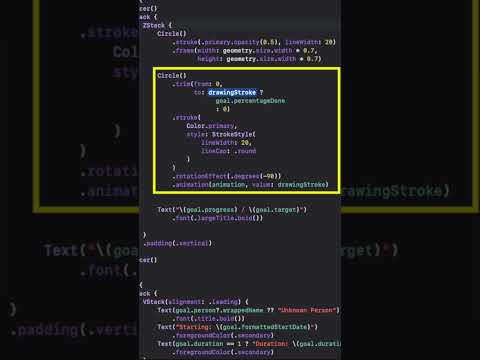 SwiftUI Progress View #shorts
