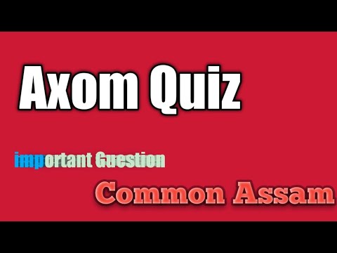 Axom Quiz important question অসম কুইজ প্ৰতিযোগিতাৰ বাবে লিখা হৈছিল #কুইজ #quiztime 2023