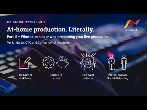 #CovidSeries - At-home production. Literally. Part II-What to consider when resuming live production