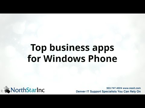 Top business apps for Windows Phone - by IT Services Denver