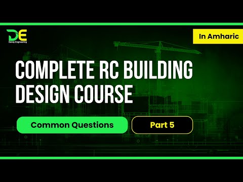 Common Questions On Complete RC Building Design Course | Common Questions On ETABS Course part 5