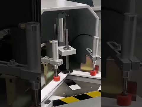 Door and window edge trimming machine for PVC and UPVC materials#trimming #pvc #upvc #windows #doors