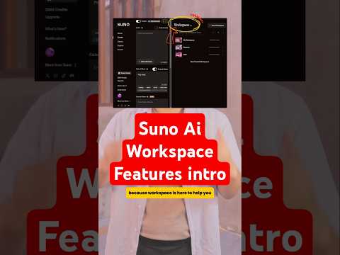 Suno Ai Workspace feature tutorial! Guide on how to use Workspace feature in Suno Ai
