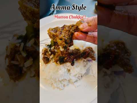 MV#456❤️Amma Style Mutton Chukka😋#food #cooking #minivlog #foodpreparation #diml #routinevlog