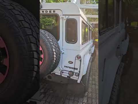 White Color Defender ❤️‍🔥❤️‍🔥❤️‍🔥❤️‍🔥#defender  #defendersrilanka  #defender110  #shorts   #sinhala