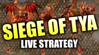 SIEGE of TYA! Live Strategy, Planning, & Attacks! Let's Beat This TOGETHER | Watcher of Realms