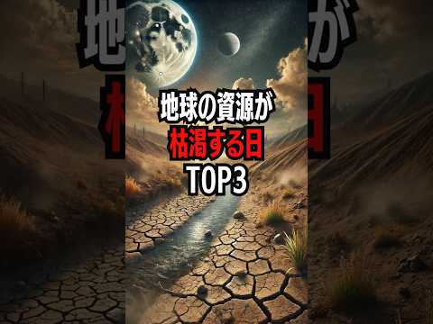 地球の資源が枯渇する日Top3 #資源枯渇 #地球の危機 #水不足 #石油危機 #金属資源危機 #2050年水不足 #2070年石油枯渇 #2100年金属枯渇