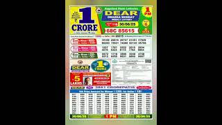 NAGALAND Lottery SAMBAD DEAREVENING 01 PM RESULT TODAY 30.06.2025 STATE DEAR LOTTERY