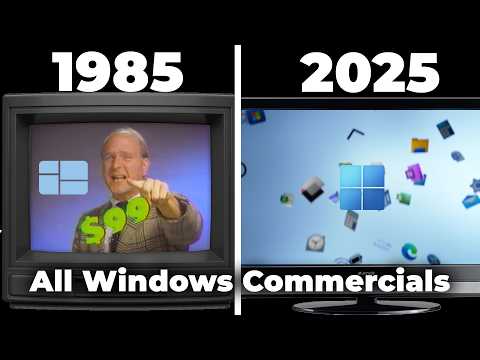 All Microsoft Windows Commercials (1985–2023)
