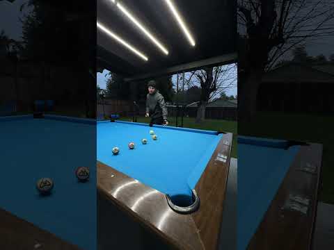 12 balls 1 pocket #8ballpool #billiards #pool #poolplayer #pooltable #outdoors #drill #practice
