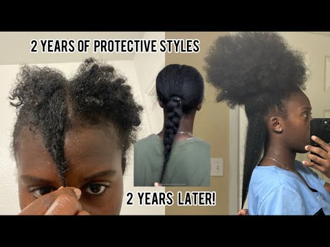 How Protective Styles Grew My Natural Hair #BigChop (Pics & Vids Included)