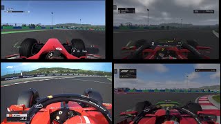 F1 Virtual vs Reality : 2023 Hungarian Grand Prix | Qualifying Virtual | Charles Leclercs IRL
