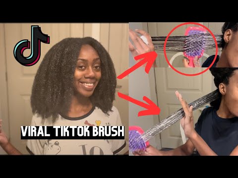 I Tried a Viral TikTok Hair Brush!!! The RESULTS Will SHOCK You😱(Unbrush Detangling Brush)