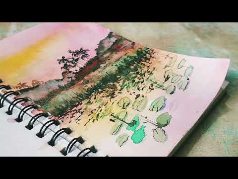 Watercolor Tutorial For Beginners Step by Step | Watercolor Painting For Beginners