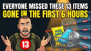 13 Items Gone From Stores in the First 6 Hours of Grid Collapse | Prepping 2026 Guide