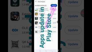 apps update in Play Store app how to