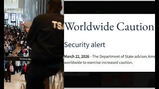 'Exercise Increased Caution': US Issues Major Security Alert to Americans Worldwide