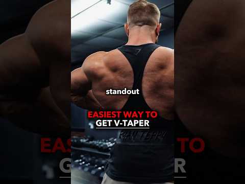 2 exercises for a hyper masculine v taper 💪 #testosterone #testosteronetips #fitnesstips