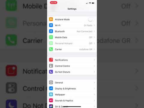How to turn auto brightness on/off in iOS 11