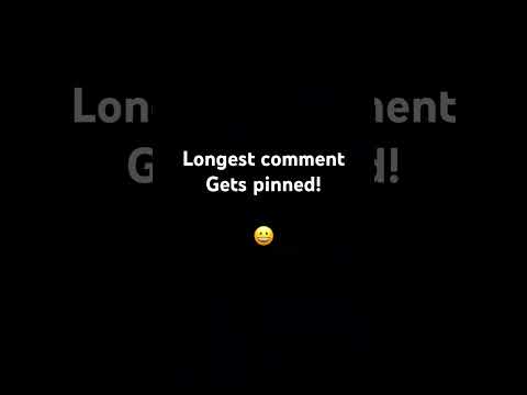 Longest comment gets pinned! #happy #shorts