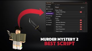 Murder Mystery 2 SCRIPT [CANDY FARM, GODMODE, ESP + MORE] Roblox MM2 Hack GUI