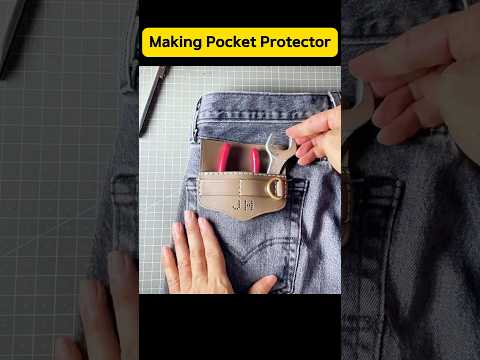 Leathercraft for Beginners: DIY Personalized Pocket Protector