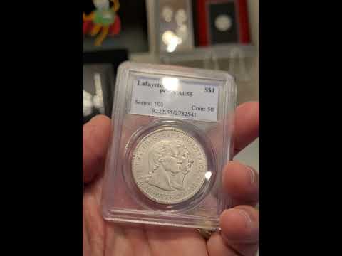 #lafayette commemorative #silverdollar #coin #coincollecting