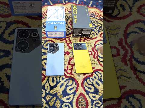 Poco X6 Pro vs Tecno Camon 20 Premier 😱😱😱 #Shorts #speedtest #technicalmubeen