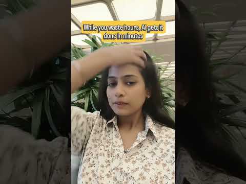 Stop wasting hours — AI gets it done in minutes! #love #ai  #codewithanjalii @AnjaliTechTalks