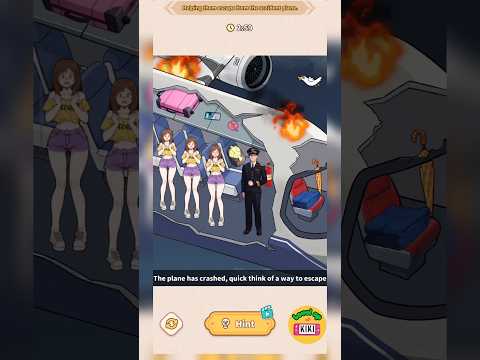 Brain Puzzle Tricky Quest | Level 11 Plane escape - Helping them escape from the accident plane