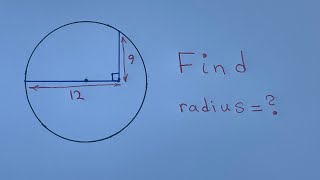 Can You Find the Radius? Math Challenge!