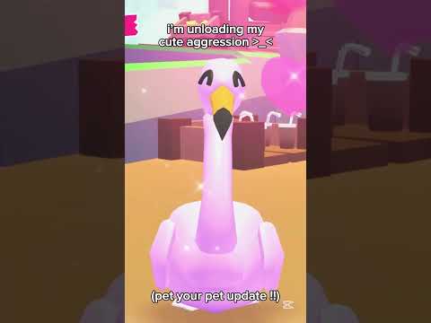 you can PET YOUR PET now?! (adopt me) :: #shorts #adoptme #adoptmeupdate