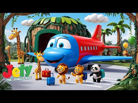 "Jungle Ride with Jetty – Fun Airplane Song for Toddlers"