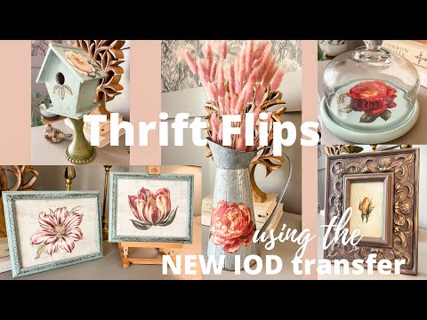 5 Thrift Flips | NEW IOD SPRING Release 2024