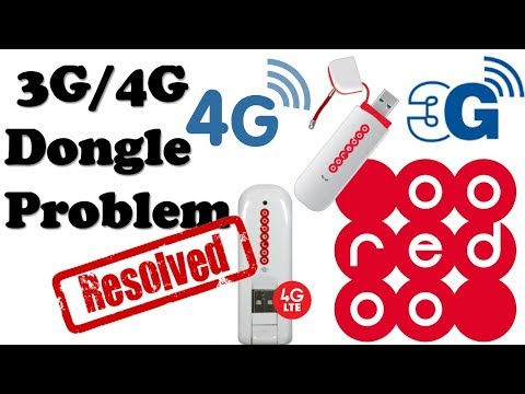 How to fix ooredoo 3g/4g usb Dongle/modem issue    دونغل / مودم المسألة U SB  3g/4g كيفية حل أوريدو