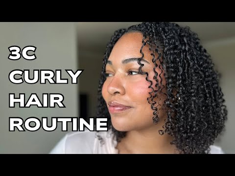 3c Curly Hair Routine | defining curls, reducing frizz, styling products