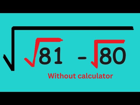 A Nice nested Square Root Math Simplification | No Calculator 📵 | Math Olympiad