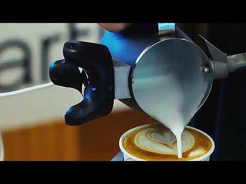 Shall we take a look at the latte art Jarvis picked up from Flook )

#ArtlyAI #BaristaBot #Future...