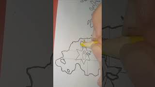 UK Map - Part 4 #unitedkingdom #flagdrawing #british #map #mapdrawing #greatbritain #uk #unionjack