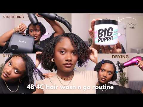 HOW TO:  The BEST Wash and Go for 4C NATURAL HAIR for Beginners