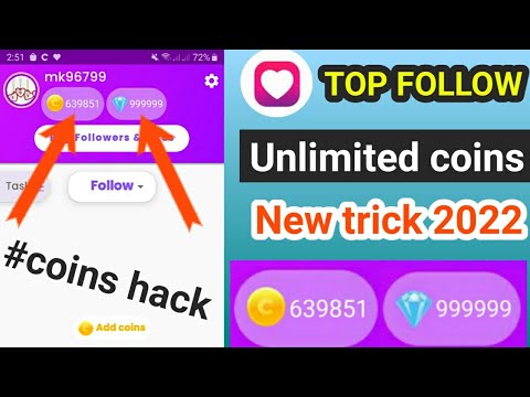Top follow app unlimited coins 2022 | topfollow app unlimited coins new trick | Top follow