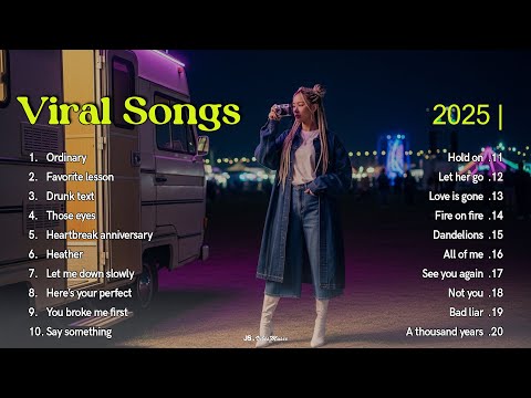 Viral Songs 2025 (Good Vibes Playlist) || Trending TikTok Songs 2025 - Cover English Songs