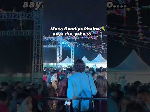 Bangalore ka so called Dhandiya 😔