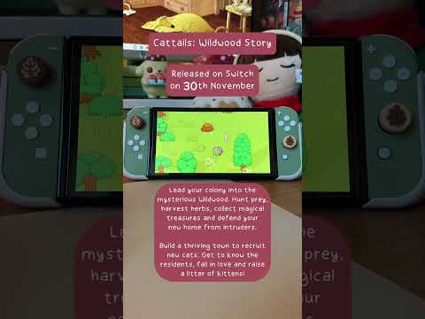 The cutest cat game is now on Nintendo Switch!!🐱🤩 | Cattails: Wildwood Story #keymailer